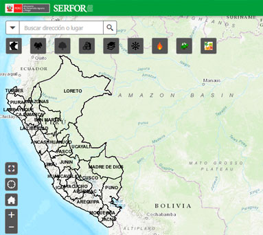 GEOSERFOR Servicio Nacional Forestal y de Fauna Silvestre