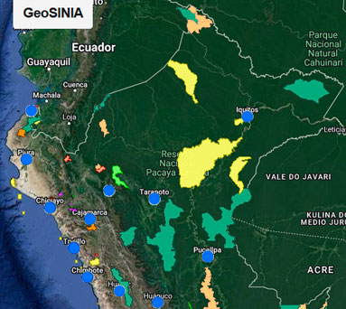 GeoSINIA Sistema Nacional de Información Ambiental 