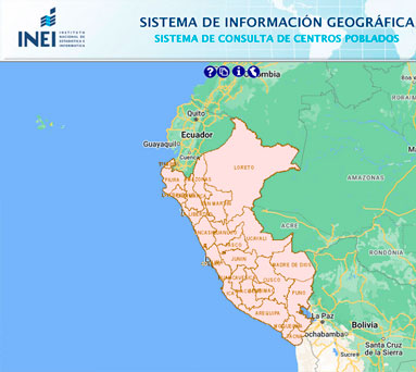 INEI Sistema de Información Geográfica
